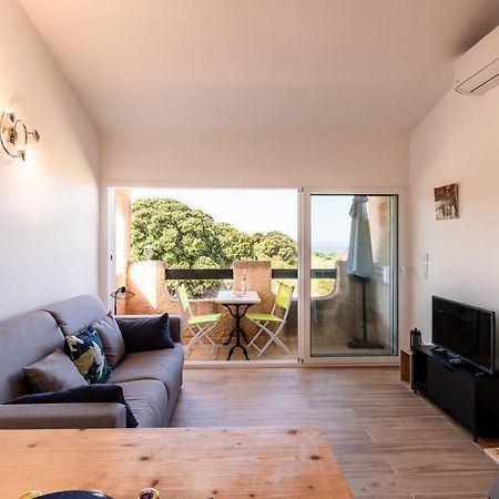 Ambroggio - Grand Studio Avec Mezzanine - Vue Mer Lumio  Exterior foto